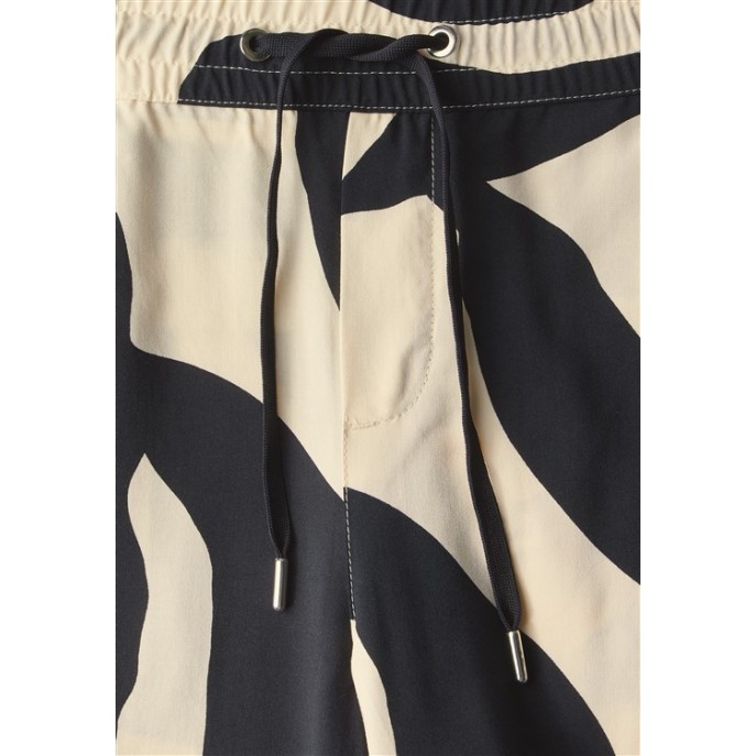 Street One broek 379189 Zwart Ecru